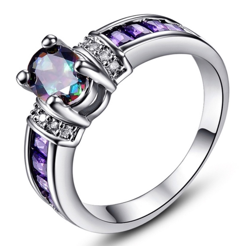 💍 Rainbow Topaz Ring